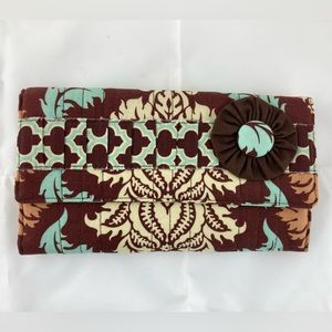 Accessories by Bethany Fabric Wallet, Long, Tri-fold, Pouches, Slots, Snap